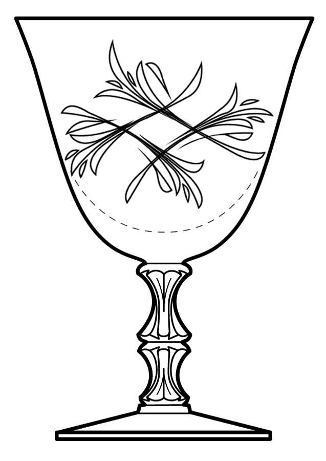 D11-1 Water Goblet by Duncan & Miller-1