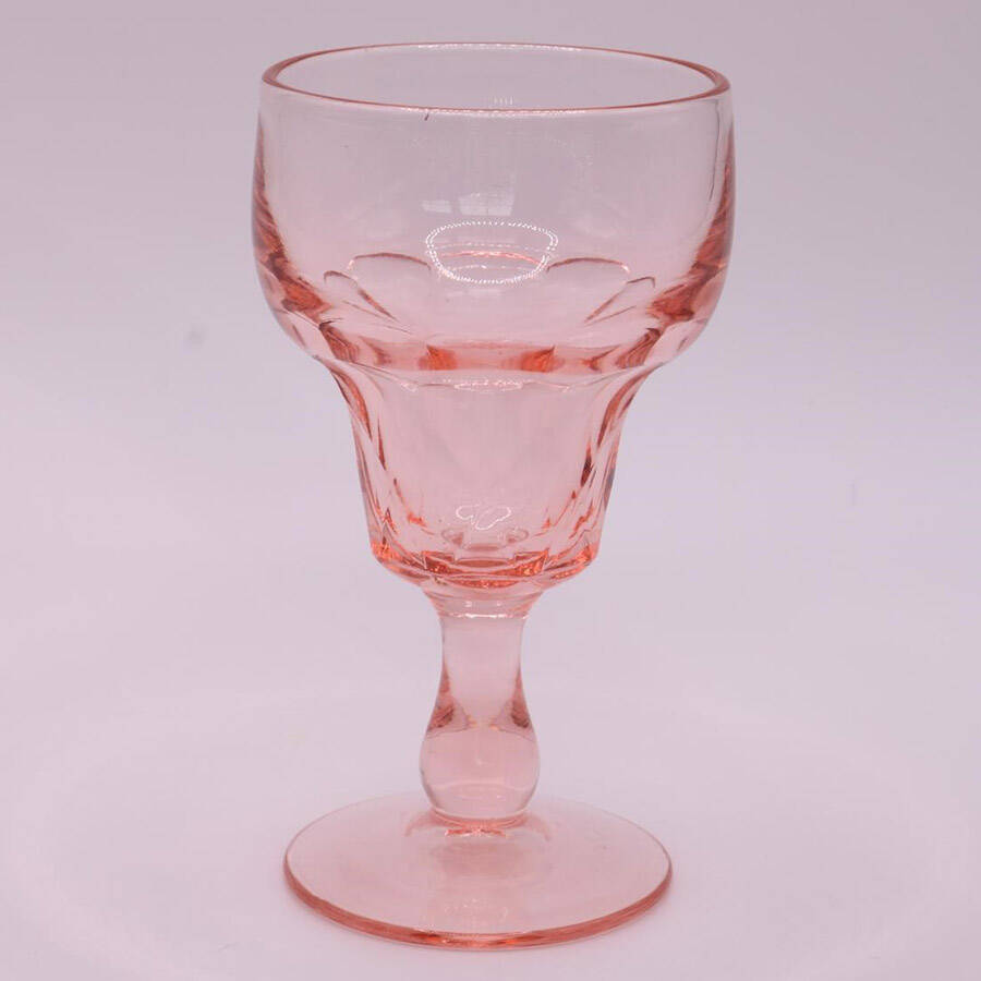 Georgian Pink Water Goblet by Duncan & Miller-1