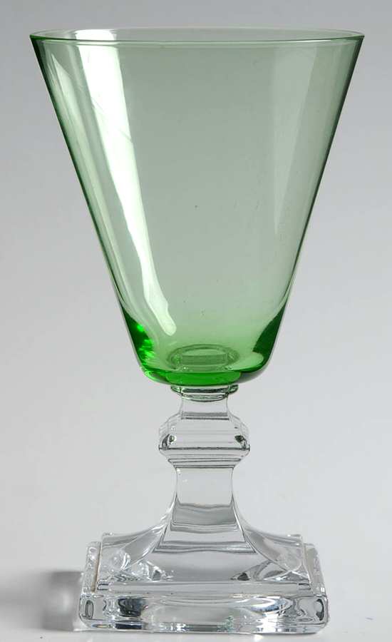 Alden Green Water Goblet by Duncan & Miller-1
