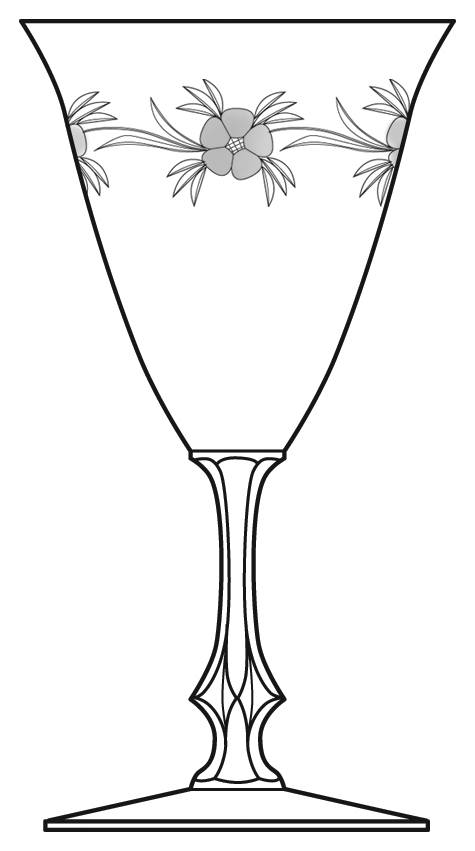 Buttercup Water Goblet by Duncan & Miller-1