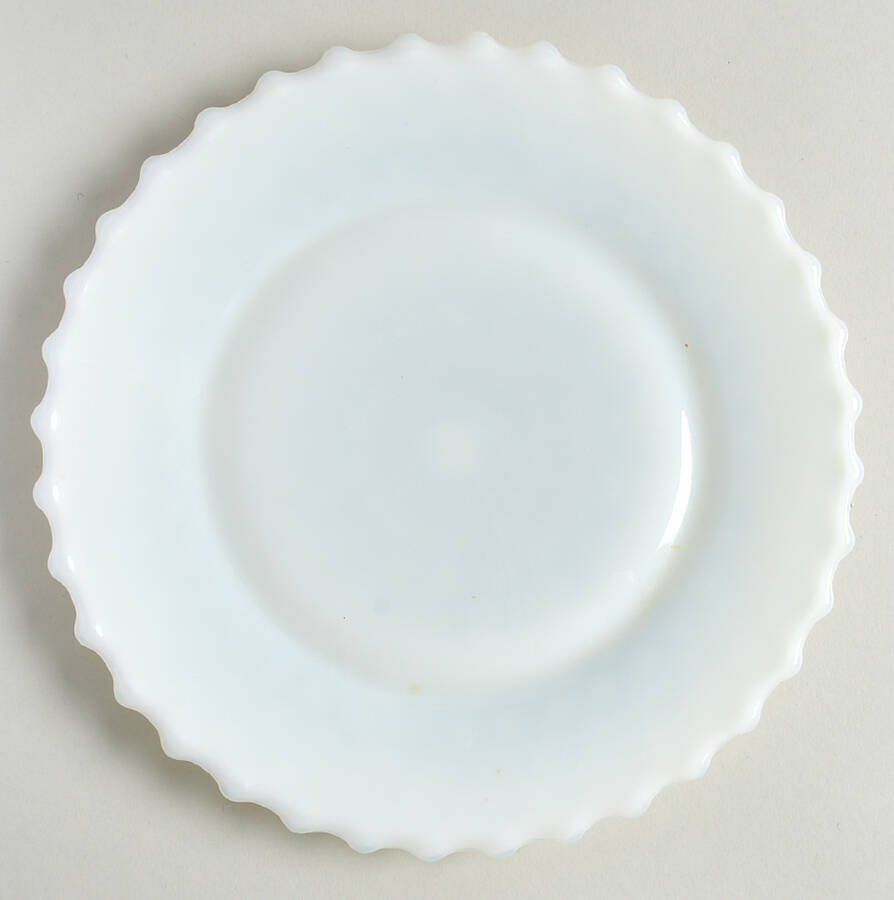 Hobnail Milkglass 7" Salad Plate by Duncan & Miller-1