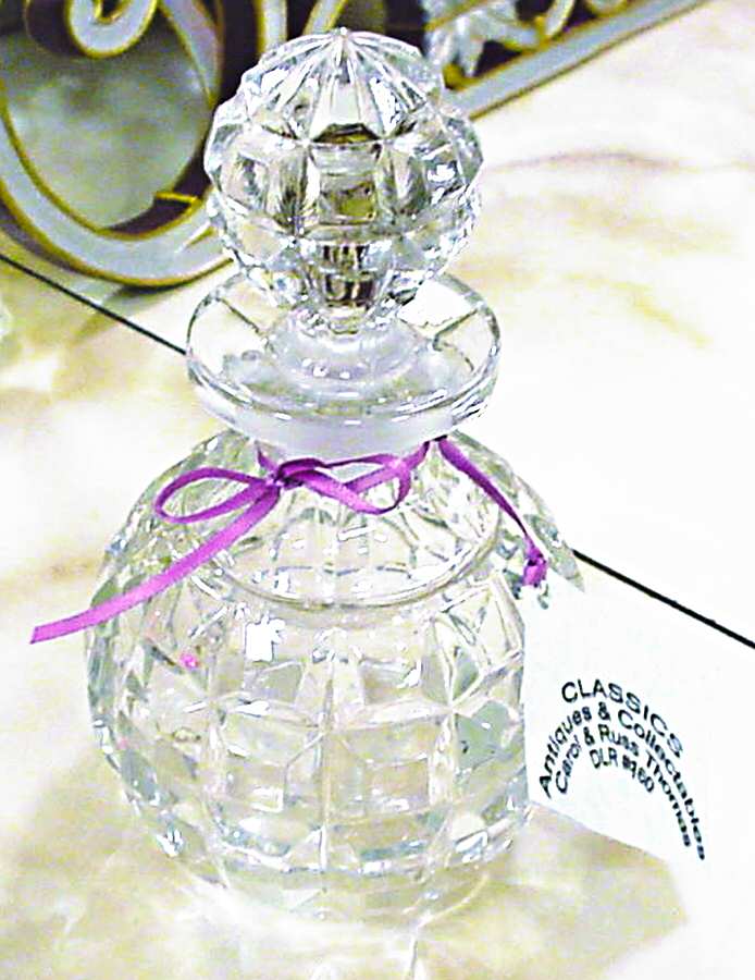 Block Cologne Bottle & Stopper by Duncan & Miller-1