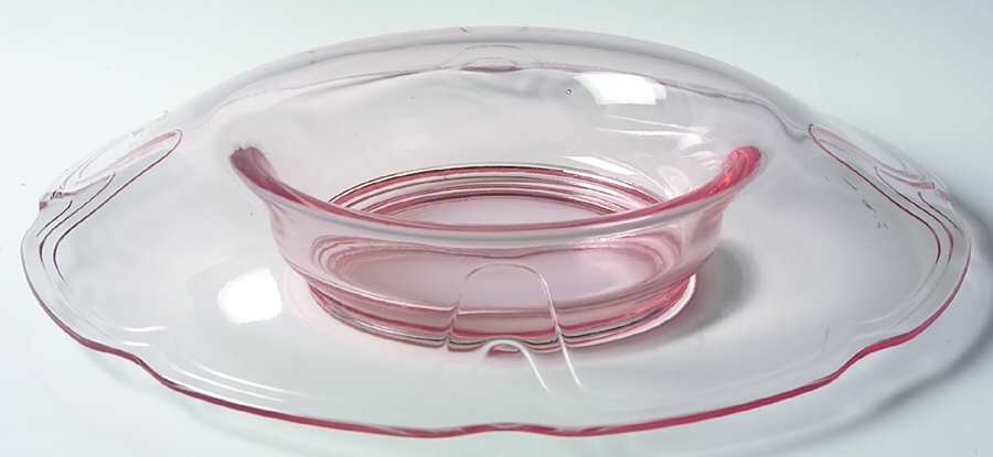 Puritan Pink 11" Rolled Edge Bowl by Duncan & Miller-1