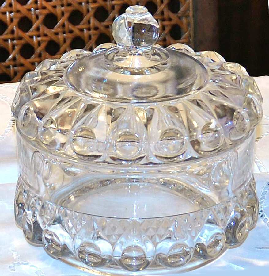 Reverse Torpedo Round Bowl with Lid by Dalzell, Gilmore, Leigh-1