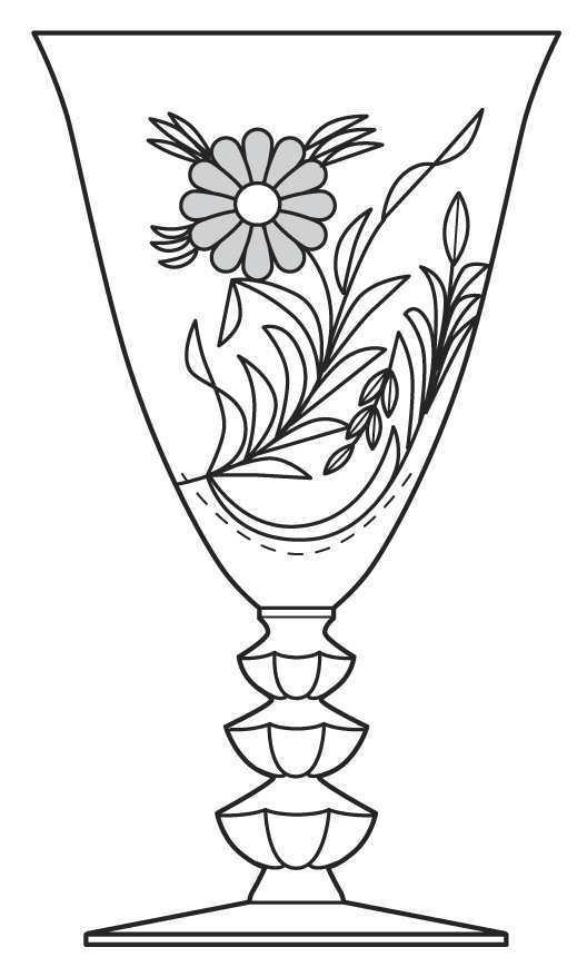 Lucerne Water Goblet by Duncan & Miller-1
