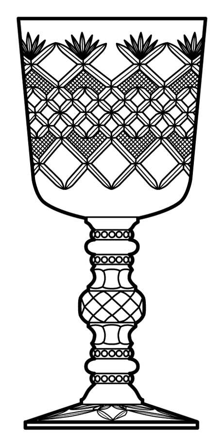Locksley Water Goblet by Duncan & Miller-1