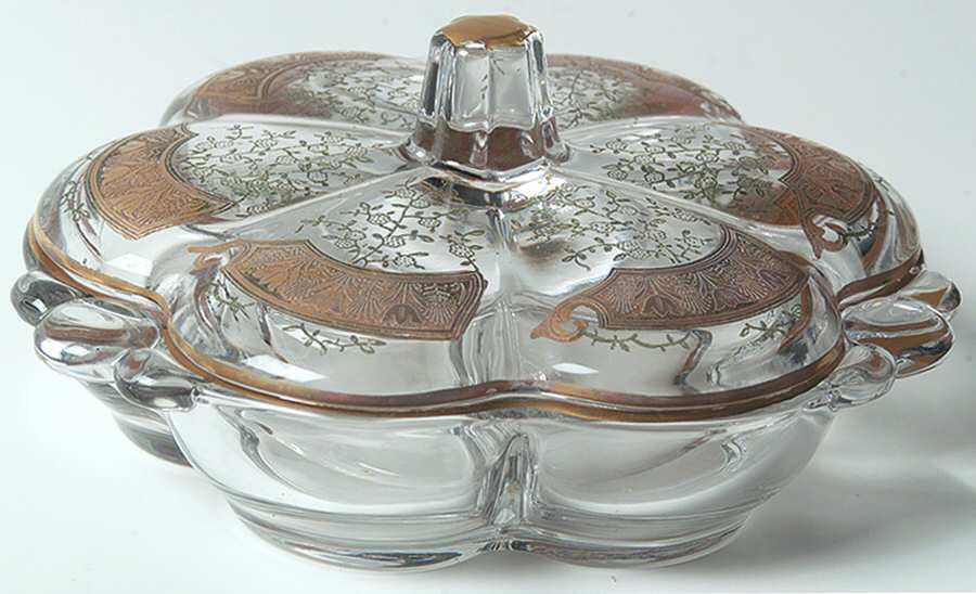 115-1 3-Part Candy Dish with Lid by Duncan & Miller-1