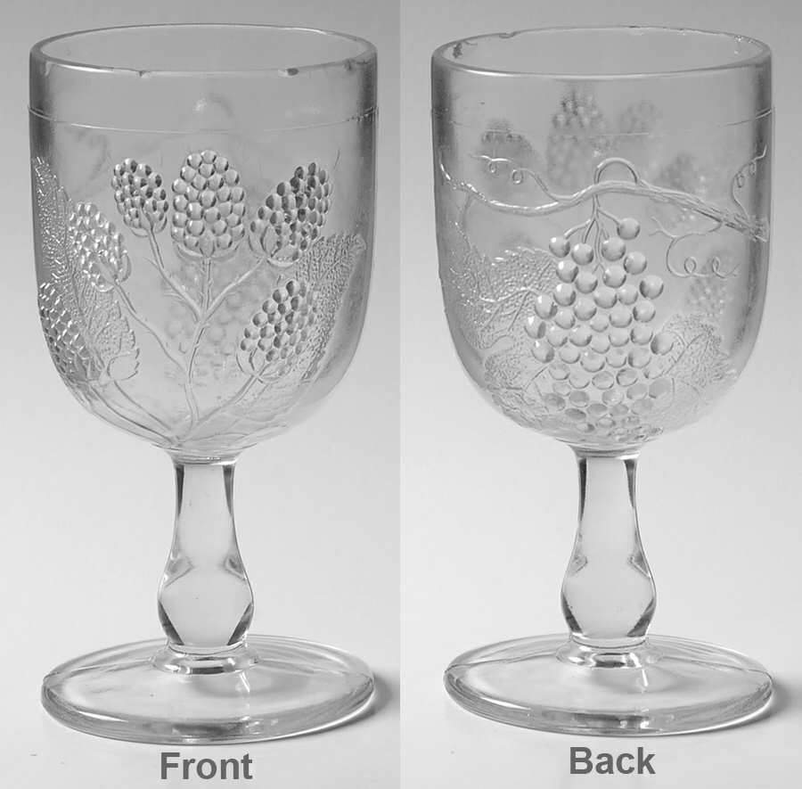 Loganberry & Grape Water Goblet by Dalzell, Gilmore, Leigh-1