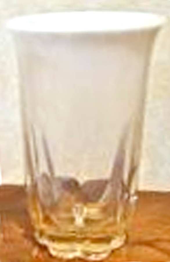 Canterbury Pink (Opalescent) 8 Oz Flat Tumbler by Duncan & Miller-1