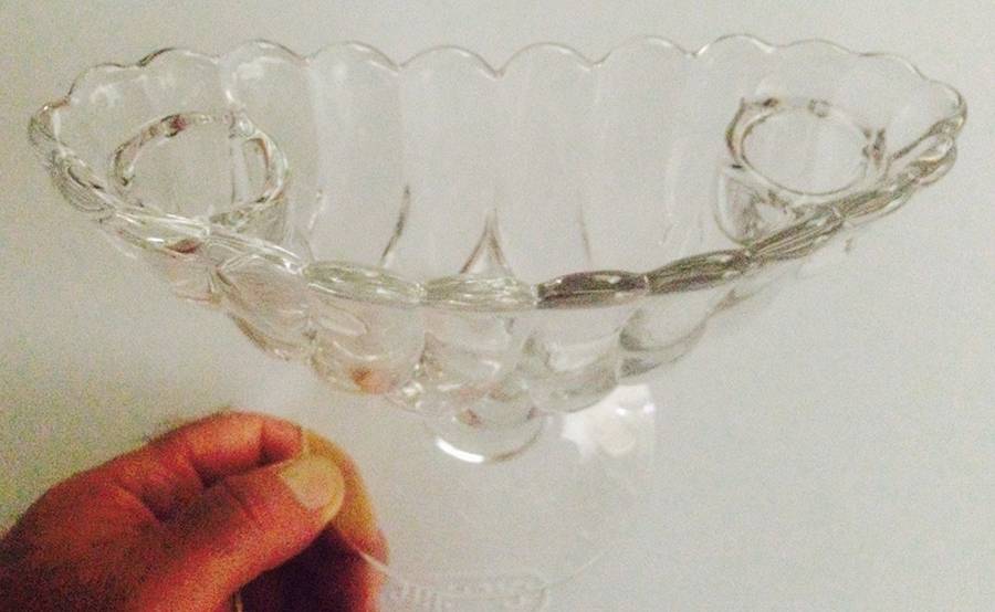 Sylvan Clear Candle Bowl by Duncan & Miller-1
