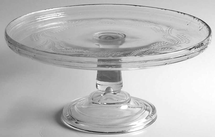 Barley 9" Diameter Pedestal Cake Stand by Bryce-1