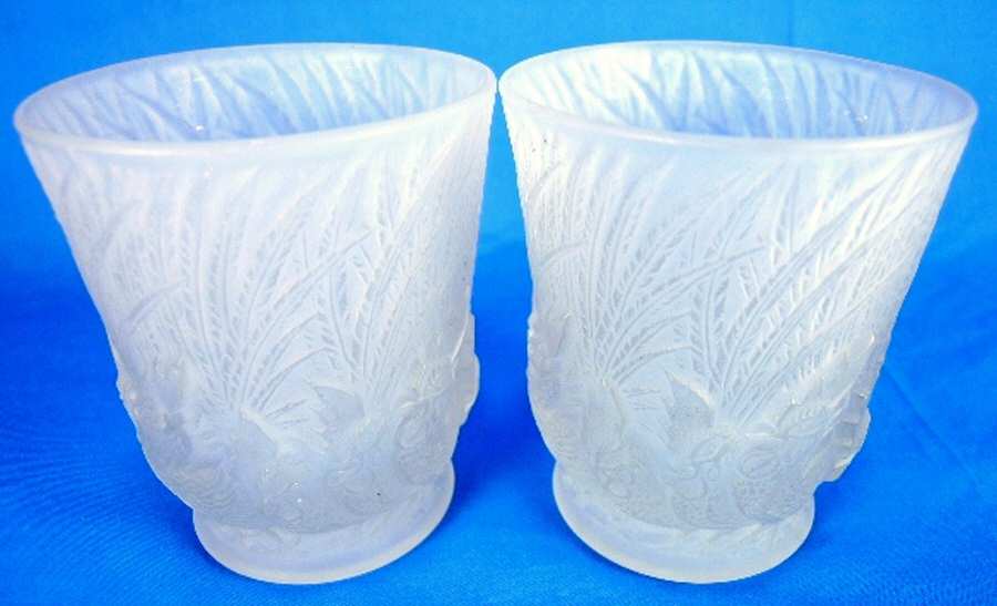 Chanticleer Clear (Frosted) Flat Tumbler by Duncan & Miller-1