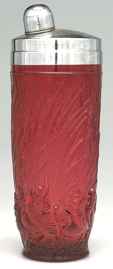 Chanticleer Ruby 32 Oz Cocktail Shaker with Lid by Duncan & Miller-1