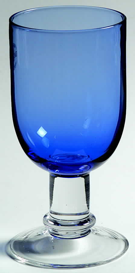 Genna Azure Blue Water Goblet by Dansk-1