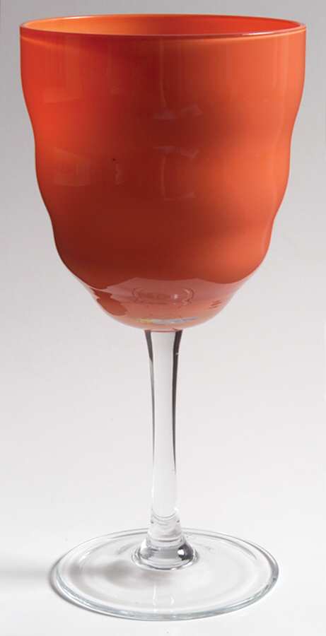 Rio Orange Water Goblet by Dansk-1