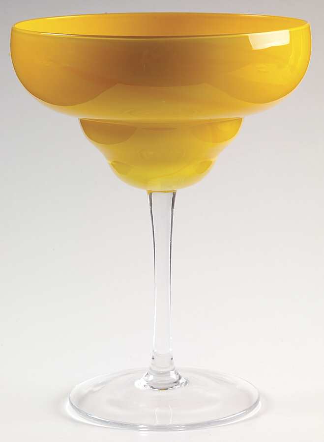 Rio Yellow Margarita Glass by Dansk-1