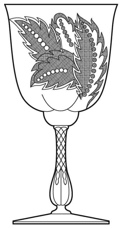 5115-2 Water Goblet by Duncan & Miller-1