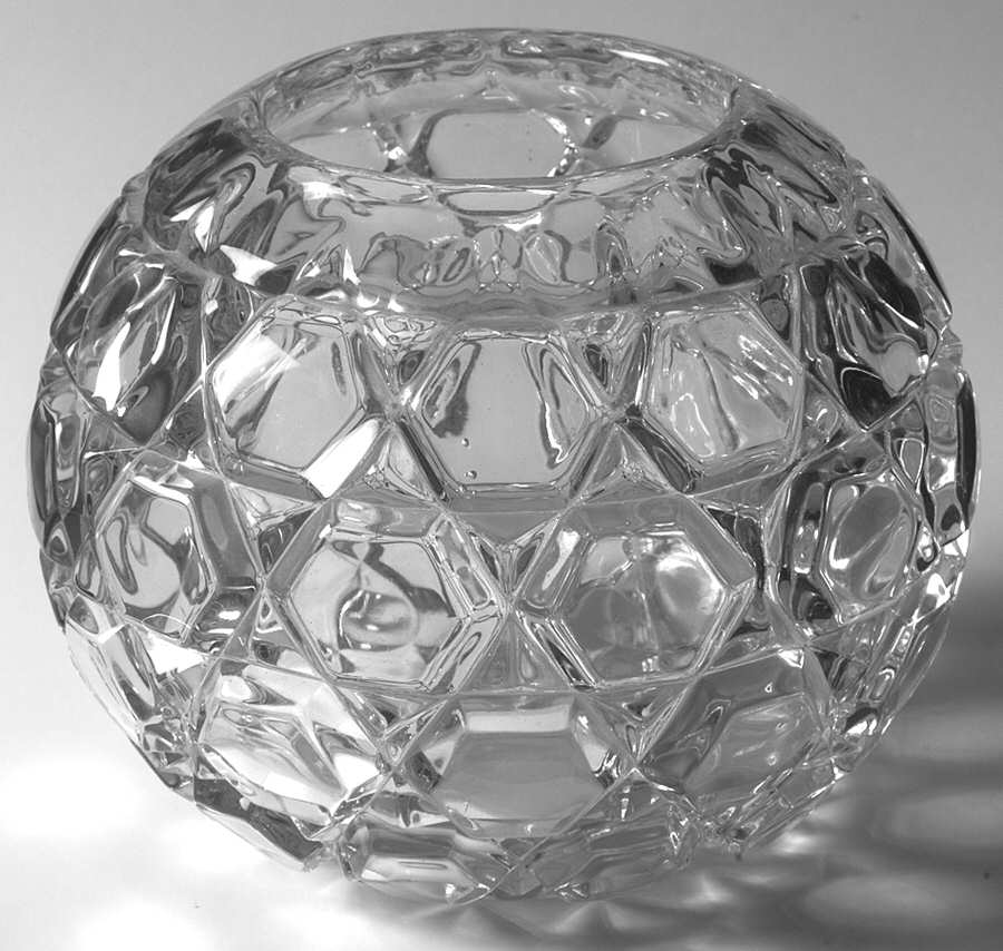Beveled Buttons 6" Rose Bowl by Duncan & Miller-1
