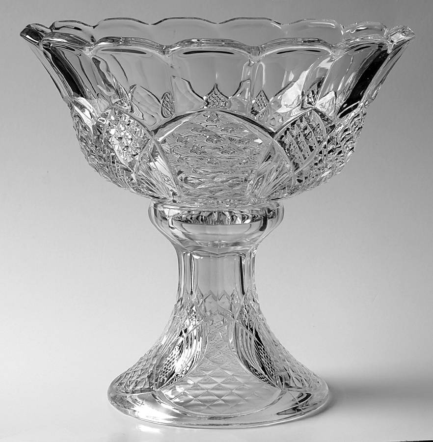 King Arthur 10" Round Orange Bowl & Stand by Duncan & Miller-1