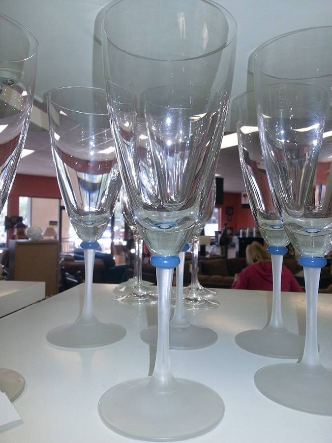 DHC1 Blue Water Goblet by Daniel Hechter-1