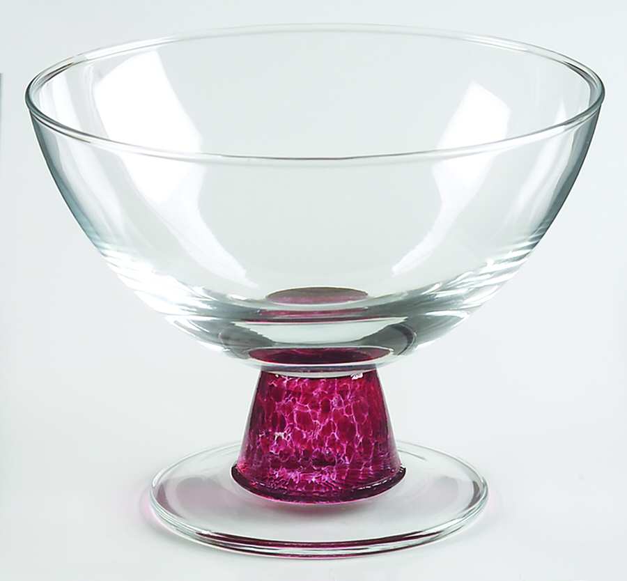 Cranberry Footed Dessert by Denby-1