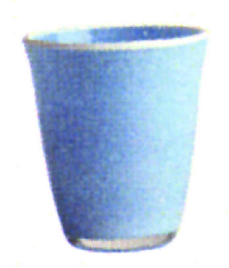 Borderline Blue White (Blue Body, White Rim) Double Old Fashioned by Dansk-1