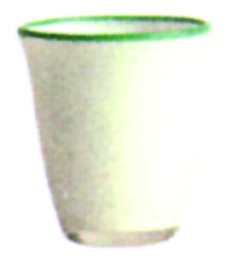 Borderline White Green (White Body, Green Rim) Double Old Fashioned by Dansk-1