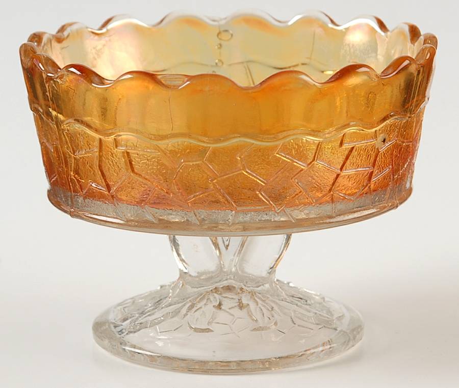 Maple Leaf Marigold 4" Berry Bowl by Dugan-1