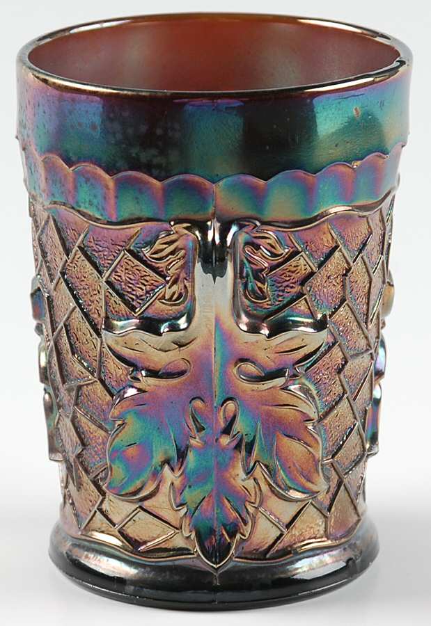 Maple Leaf Amethyst 8 Oz Flat Tumbler by Dugan-1