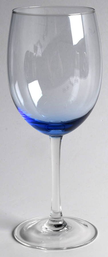 Elise Blue Water Goblet by Dansk-1