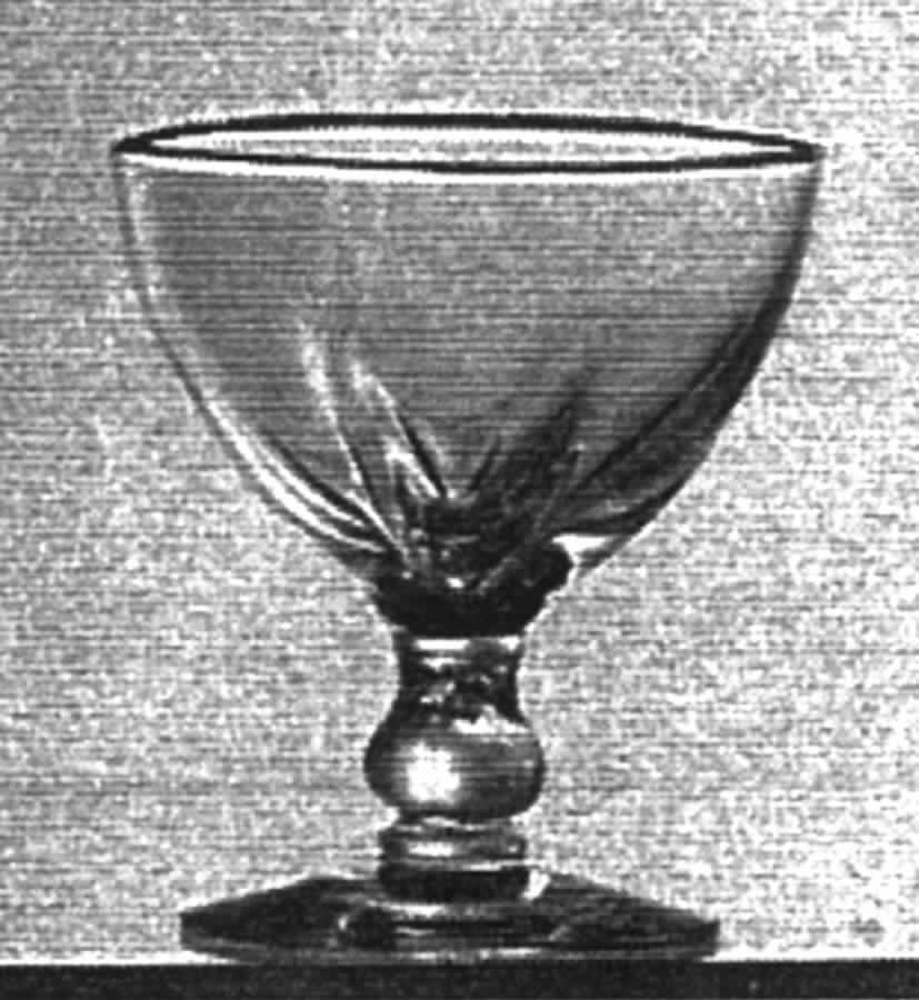 Canterbury (Blown Knob Stem) Liquor Cocktail by Duncan & Miller-1