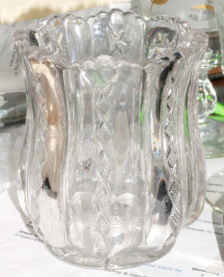 Diamond Ridge Clear Open Spooner by Duncan & Miller-1