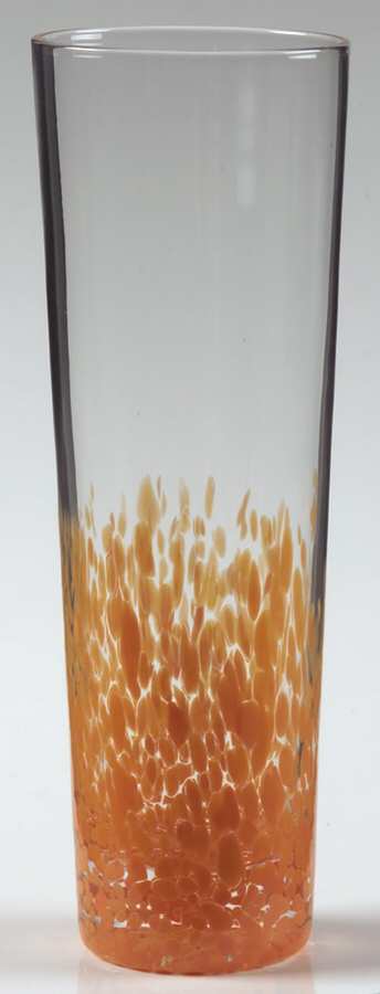 Vivacious 9 Oz Orange Flat Tumbler by Dansk-1