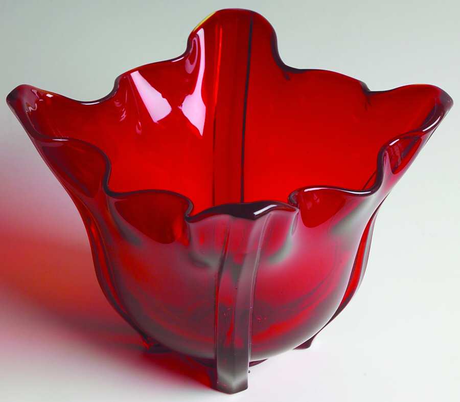 Venetian Ruby 5" Flower Vase by Duncan & Miller-1