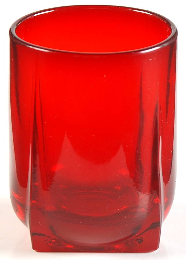 Venetian Ruby Whiskey Glass by Duncan & Miller-1