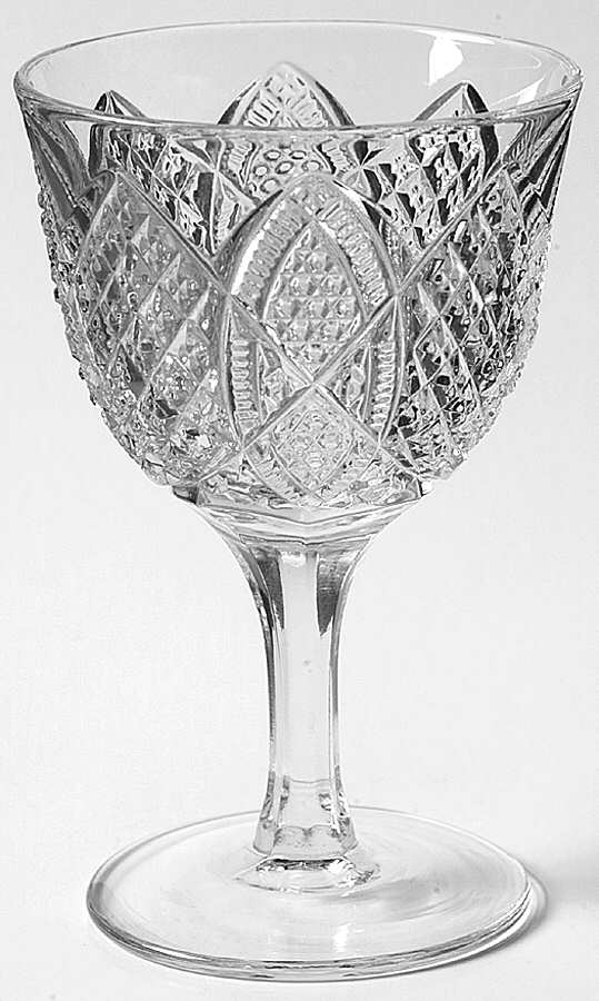 Scalloped Six Point Wine Glass by Duncan & Miller-1