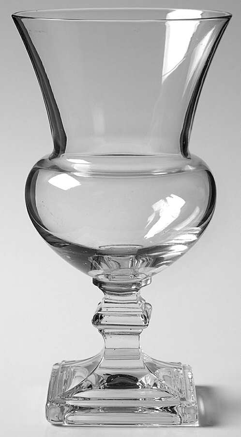 Grecian Square Base 6" Urn Vase by Duncan & Miller-1