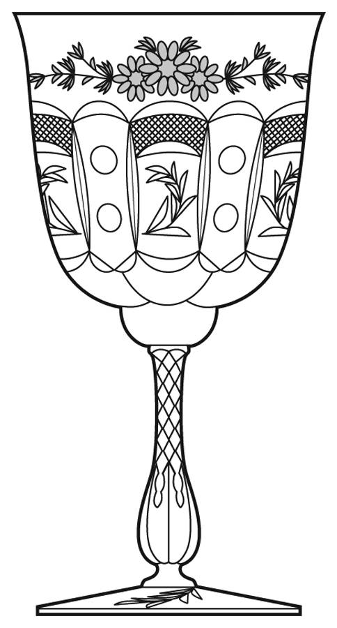 5115-3 Water Goblet by Duncan & Miller-1
