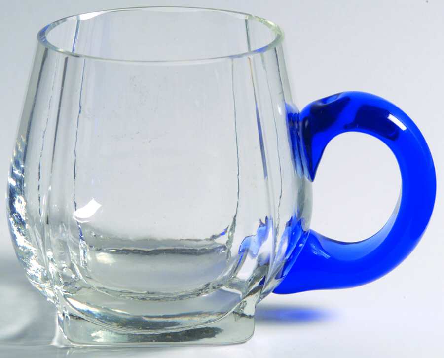 Venetian Cobalt Clear Mug by Duncan & Miller-1