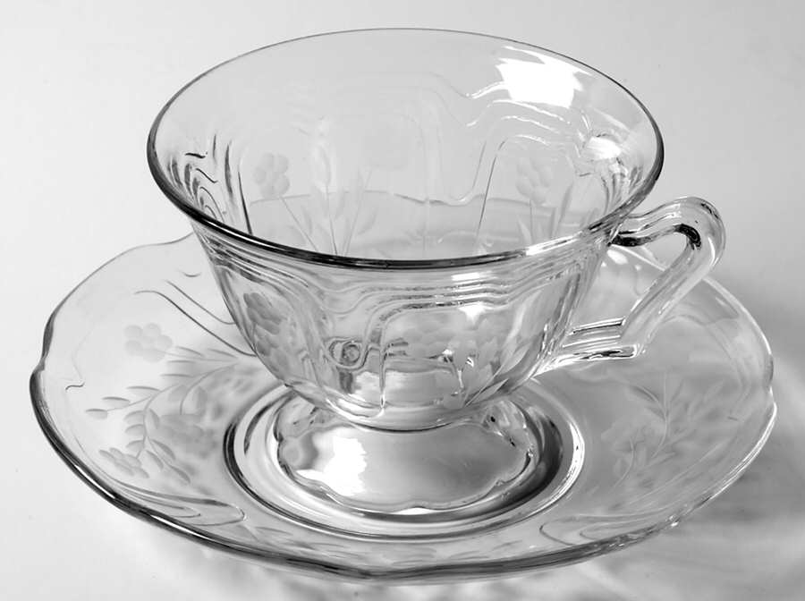 21-1 Cup & Saucer Set by Duncan & Miller-1
