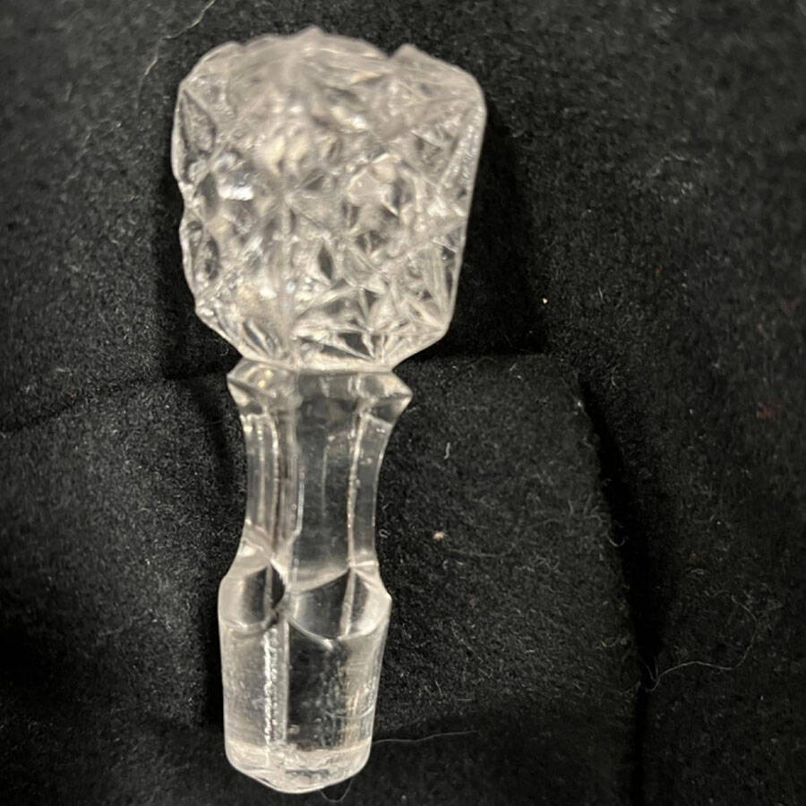 Ellrose Clear Stopper for Cruet by Duncan & Miller-1