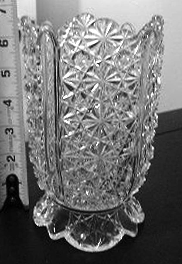 Ellrose Clear Celery Vase by Duncan & Miller-1