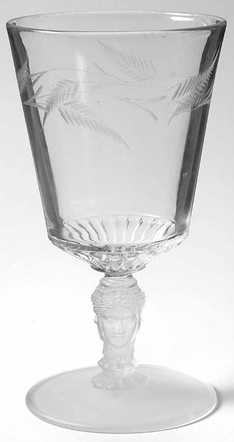 Three Faces England 53 (Stem 400) Water Goblet by Duncan & Miller-1