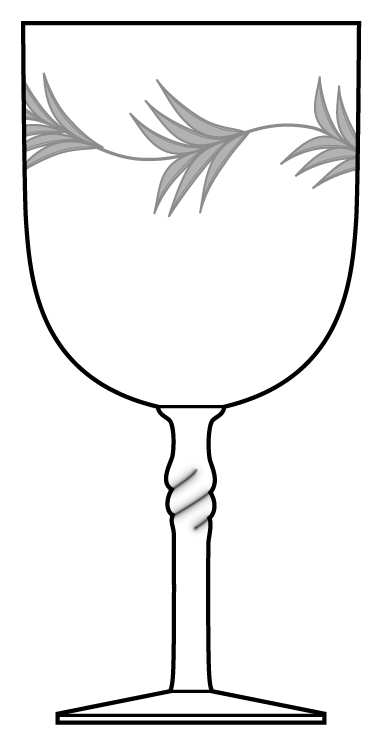 Arcadia (Stem #D2) Water Goblet by Duncan & Miller-1