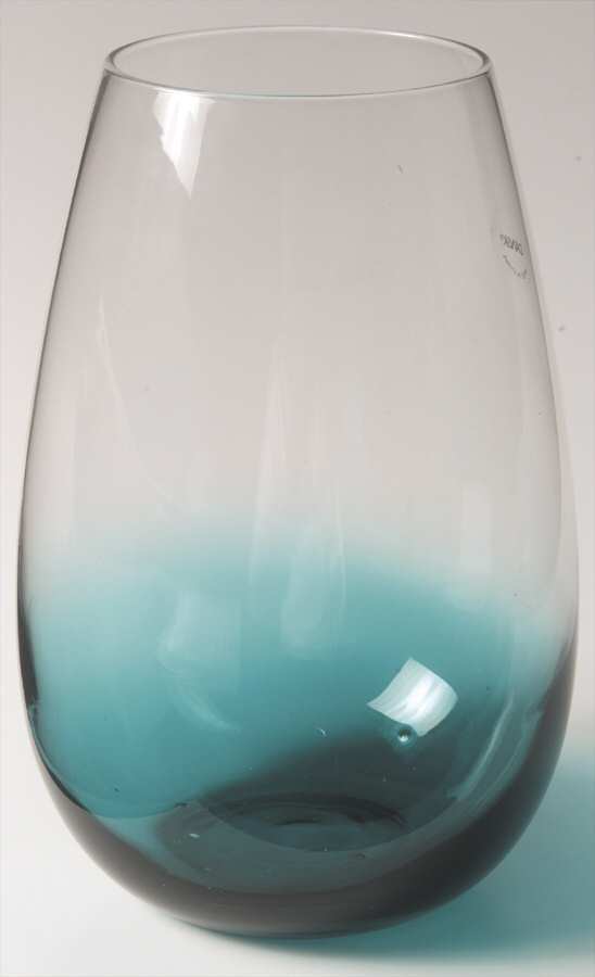 Glasscapes Teal 7" Flower Vase by Dansk-1