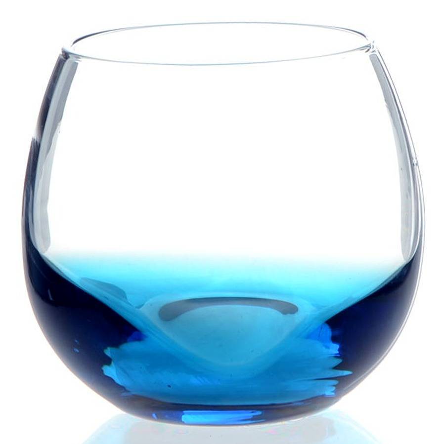Glasscapes Blue Cordial Glass by Dansk-1
