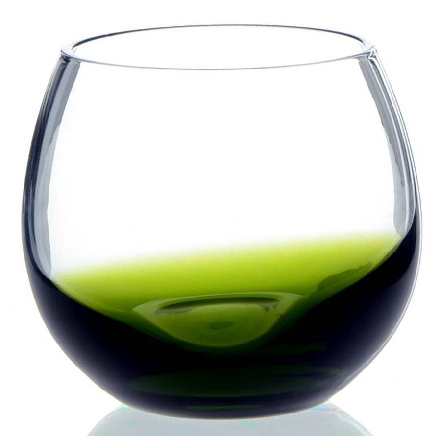 Glasscapes Lime Green Cordial Glass by Dansk-1