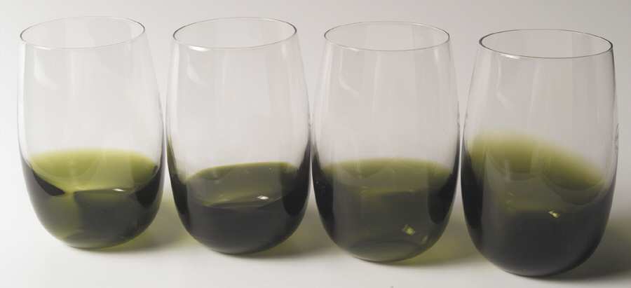 Glasscapes Lime Green 14 Oz Flat Tumbler - Set of 4 by Dansk-1
