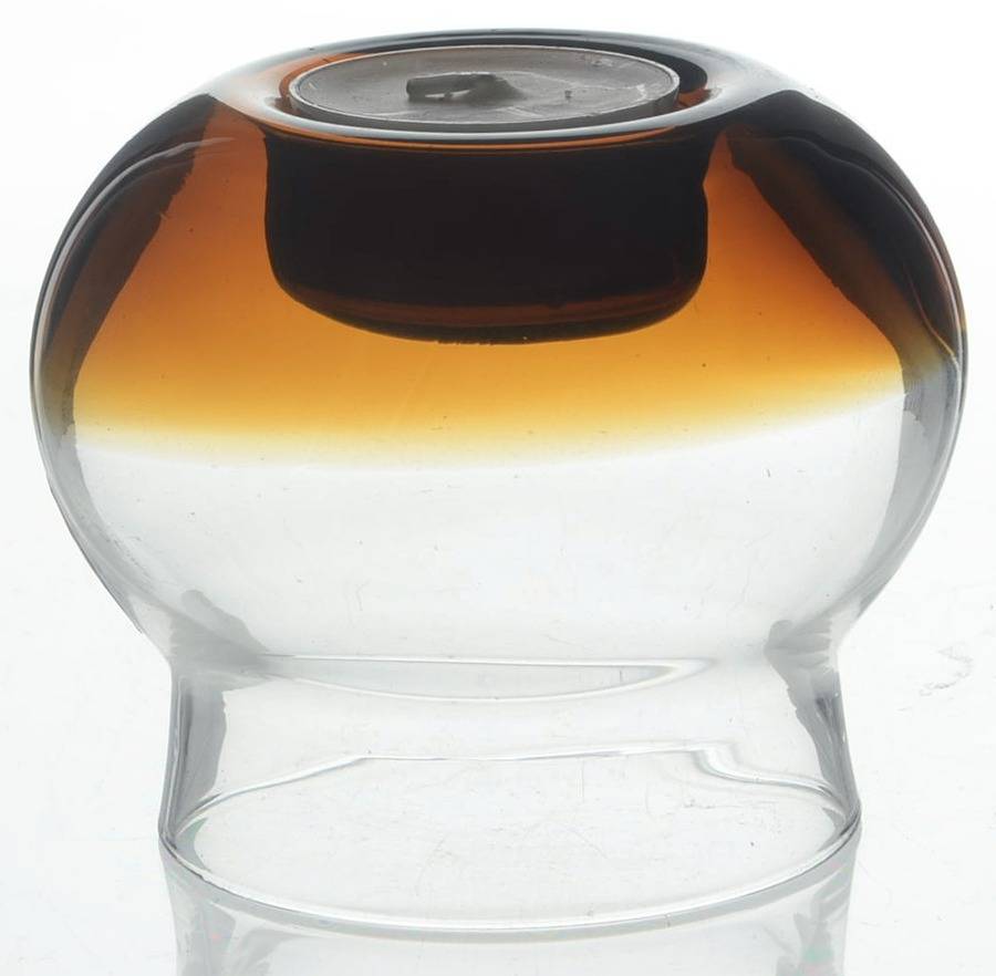 Glasscapes Amber 3" Votive Candle by Dansk-1