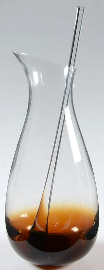Glasscapes Amber Carafe by Dansk-1